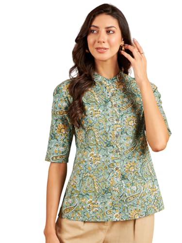 Image of Modeve Women Cotton Top for Summer
