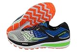 Saucony Men's Triumph ISO 2 Running Shoe, Blue/Silver/Slime, 11.5 M US