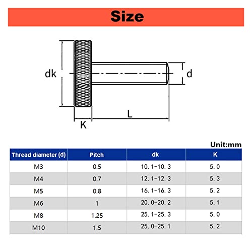 Vis GB835 à tête plate moletée pour ajuster vos modules sans outils - 2