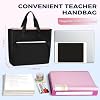 Ytonet Rolling Teacher Bag, X-Large Rolling Cart for Teachers with Detachable Dolly & File Tote Bag, 17.3 Inch Roller Briefcase for Women Office Work Craft Nurse, Teacher Essentials Supply Organizer #3