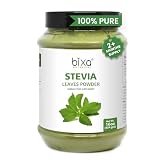 bixa Botanical Stevia Leaf Powder (Stevia Rebaudiana) Natural Herbal Supplement | Natural Alternative of Unprocessed Sugar | Gluten Free, Non-GMO, Steam Treated, Vegan pure 16 Ounce Pack of 1