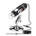 JF-Xuan USB Digital Microscope 40X-1000X Handheld Microscope Camera Compatible with Students Engineers Biology Microbiological Observation (Color : Black)