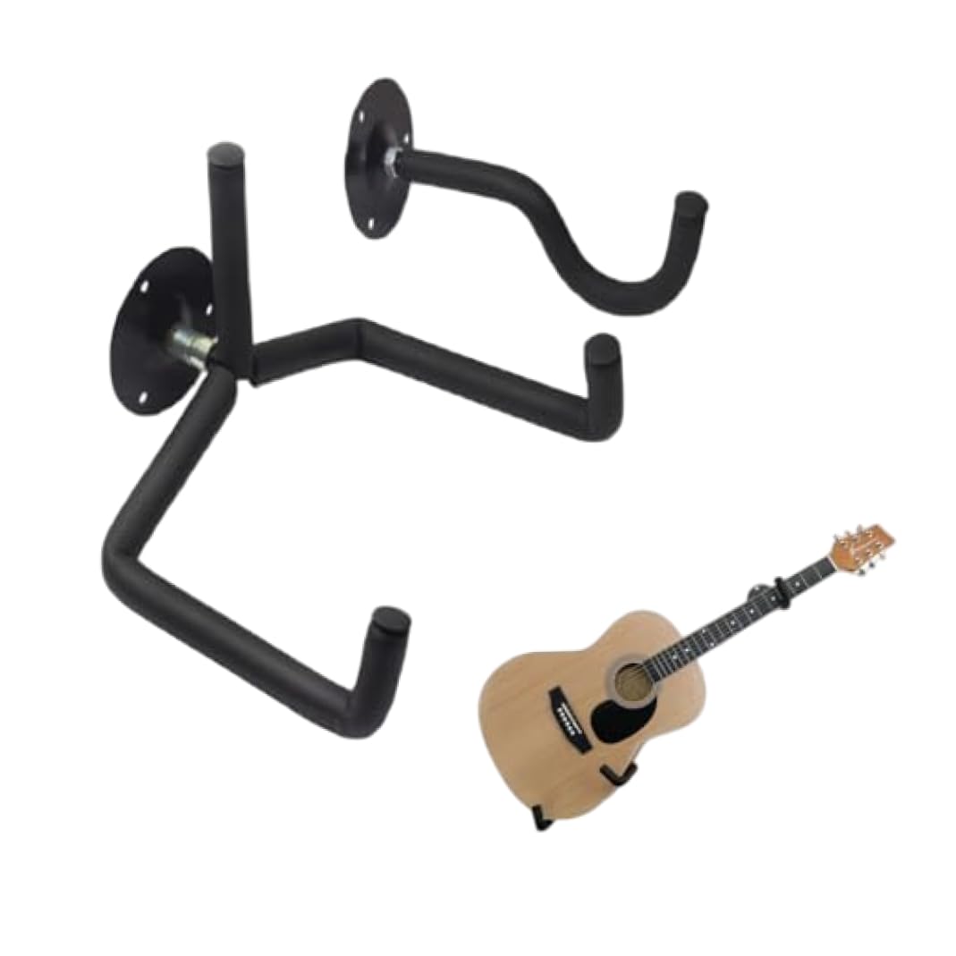 Guitar Wall Mount, Space-Saving Multi-Instrument Hanger for Acoustic Bass