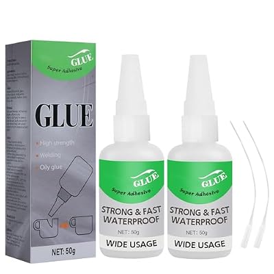 2Pcs Magic Glue,Universal Super Glue,Multifunctional Glues,Magic Glue Super Adhesive Strong & Fast Waterproof Wide Usage,All Purpose Super Glues for Metal, Plastic, Wood, Ceramics