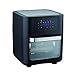 Frytkownica na gorące powietrze do użytku domowego 10 l 1700 W 110 V wielofunkcyjna frytkownica na gorące powietrze piec nierdzewne gotowanie potraw pieczony kurczak (kolor: czarny, rozmiar: 10 l) (czarny 10 l) (czarny 10 l) (czarny 10 l) (Black 10 l)