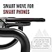 KOM Cycling Edge Universal Phone Adapter Attach Your Smartphone to Any Bike Mount - Quarter Turn Phone Mount Adhesive Adapter