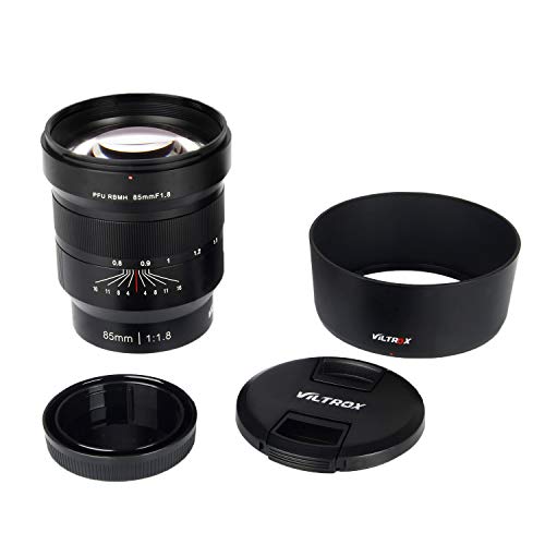 Viltrox 85Mm F1.8 Lens Full Frame Manual Focus Medium Telephoto Portrait Prime Lens For Sony E Mount A9 A7R3 A7R2 A7M3 A7M2 A7S2 A6500 A6300 A6000, Support Auto Iris/Exif #TOP6