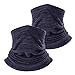 TAGVO 2 Confezioni Scalda Collo in Pile, Scaldacollo Versatile Caldo Inverno Scaldacollo Collo Extra Lungo con Cappuccio Passamontagna Antivento (Colore Blu Reale) - Elastico Universale