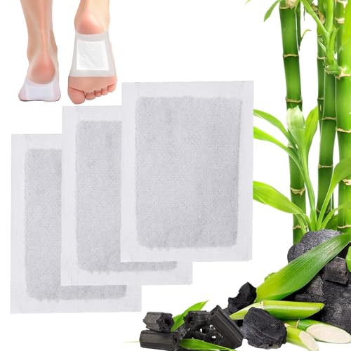 30 Stück Detox Fußpflaster Entgiftung, Entgiftungspflaster Füße, Natürliche Deep Cleansing Foot Pads für Füße, Detox Pflaster zur Stressreduktion Tiefschlaf und Verbesserung des Schlafs
