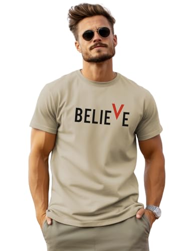 Image of ADRO Men Cotton Regular Printed Tshirt