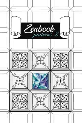 Zenbook Patterns 2: Gemstones: A Smart Sketchbook with 30 Gemstone-Inspired Templates and Step-by-Step Zentangle® Pattern Instructions image 2