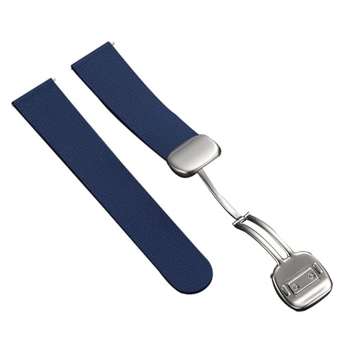 [koolriver] For Amazfit �o���h �x���g �V���R�� �� 20mm 22mm �}�O�l�b�g�t�� ���C�t�� Active Balance Cheetah Pro Bip 5 GTR4 GTS4 �����x���g(�_�[�N�u���[)