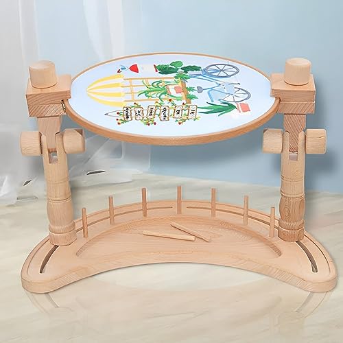 Support de cerceau de point de croix réglable pour broder confortablement au salon