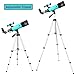 CLAVOLO Telescope 70mm Aperture for Kids & Astronomy Beginners, Travel Telescope with Adjustable Tripod & Phone Adaper, Magnification 20X–200X