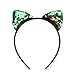 Produktbild KTENME süßes Katzenohren-Haarband mit glänzenden Pailletten, für Mädchen und Frauen, Haar-Zubehör für den Alltag oder Party, Cosplay, 5, 14 * 6CM