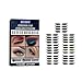Urisgo Eyeliner Sticker, Eyeliner Aufkleber Wiederverwendbare Eyeliner Aufkleber mit Wimpern Aufkleber Sofortige Gliederung Einfache Schnelle Anwendung 28 Paar