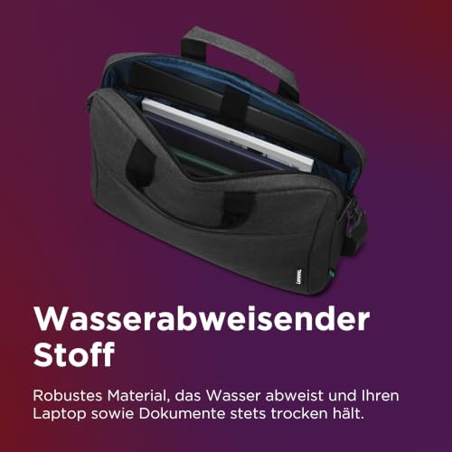 Image of Lenovo Laptop Bag T210, Messenger Shoulder Bag for Laptop or Tablet, Sleek, Durable & Water-Repellent Fabric