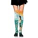 Produktbild ruichangshichengjie Women Thigh High Over Knee Bicycle-april-is-the-nicest-month-cal-2560x1440 Long Tube Dress Legging Sport Compression Stocking
