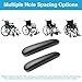 Cejiuga Wheelchair Armrest Pads, Premium Wheelchair Arm Pads, Wheelchair Armrest Replacement Accessories, Black (1 Pair) Compatible with All Brands(10-1/4
