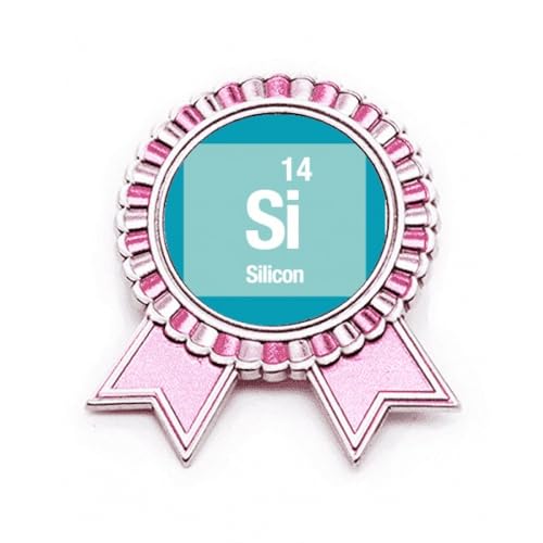 Broche en silicone cheval rose taille M idée cadeau originale métal