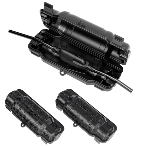 3 Pack Outdoor Extension Cord Safety Cover with Waterproof Seal IP54 Water-Resistant, Weatherproof...
