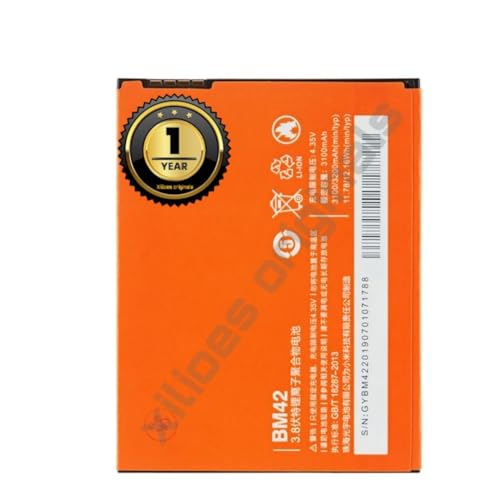 Image of BM42 Battery for Redmi Note 3G /4G Mi Note Battery with 1 Year Warranty** (B280)