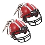 Qualité robuste : fabriqué en plastique et en alliage, ce porte-clés casque durable résiste à l'usure et vous accompagnera longtemps. idéal pour les garçons, les hommes et les amateurs de sport, il fera un accessoire parfait pour les passionnés de football américain et un cadeau original pour une fête sur le thème du football