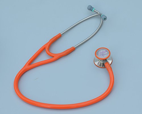 Virtuoso -Cardiac Quality Dual Diaphragm Steel Stethoscope by Kila Labs - 750 Orange