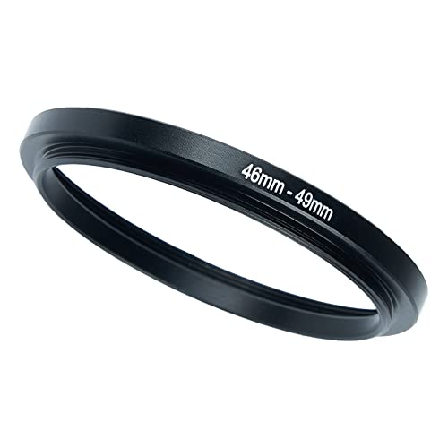 Image of 46mm to 49mm Step-Up Ring Filter Adapter for All Brands UV ND CPL Metal Ring Step-Up Rings Adapter Filter (46mm-49mm)