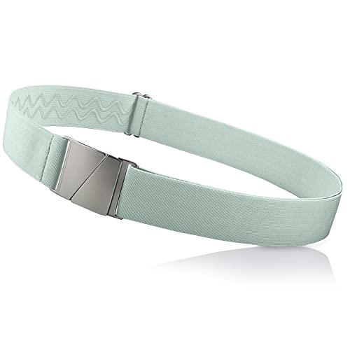 Image of ONE-BELT No Show Invisible Elastic Belts for Women & Men 1.30 inch inch adjustable Non Slip Zero Bulk. Designed in USA.