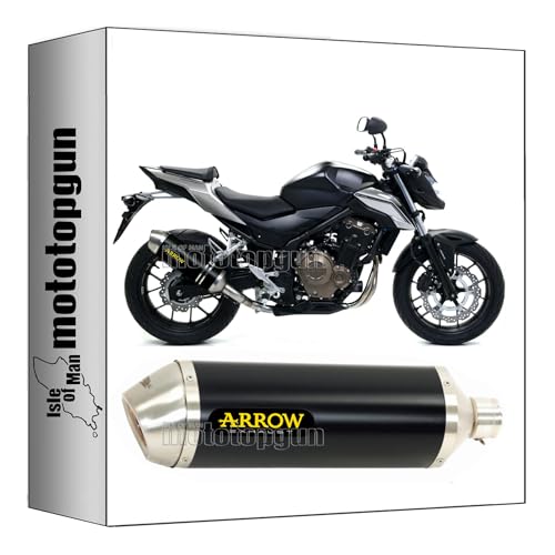 Tubo de escape Arrow Race-Tech homologado mejora el flujo de gases en Honda CBR 500 R 2019