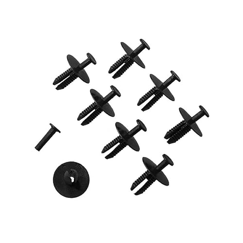 Image of 10-50PCS Auto Plastic Rivets Trim Panel Push-Type Snaps Fastener For BMW 51111908077/51110029491 Boot lining Clip Plastic(10PCS)