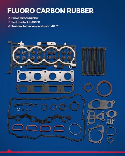 Image of KAX Engine Cylinder Head Gasket Set Compatible with Kia Sorento Sportage Forte Koup 2011-2013 2.4L, Hyundai Tucson 2010-2013, Sonata Optima Rondo 2010, Santa Fe 2010-2012, OE# HS54741B, ES72465-1