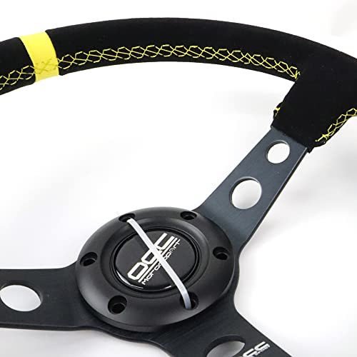 OCC MOTOR SPORT OFFSET LENKRAD AUTO TRACK MODELL ALCANTARA BLACK ARME - 90 MM VOLLSCHÜSSELRAD - 350 MM (14 ZOLL)
