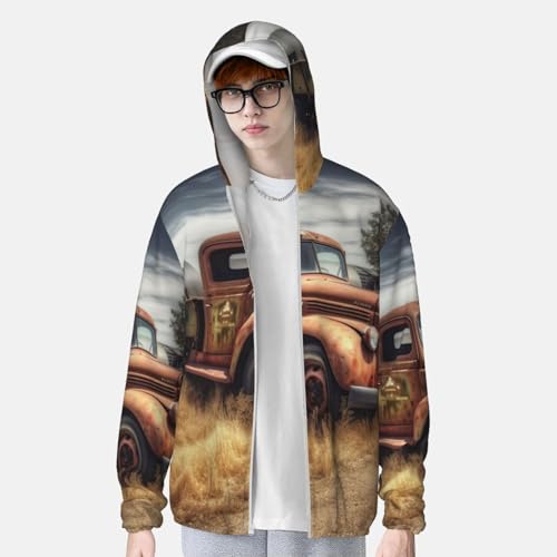 Chaqueta ligera de manga larga con capucha para protección solar miniatura 2