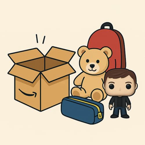 Lote de Liquidación - Devoluciones de Amazon – Juguetes y Merchandising de Licencias Oficiales – Valor Superior a su precio de compra. (Caja Peluches)