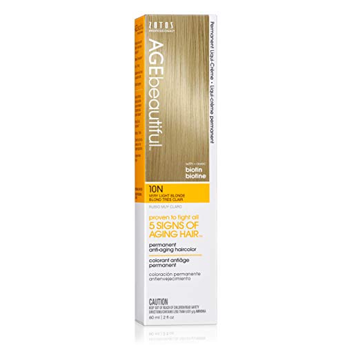 Zotos Professional Agebeautiful Liqui-Creme 10N Very Light Blonde, 2-Ounce