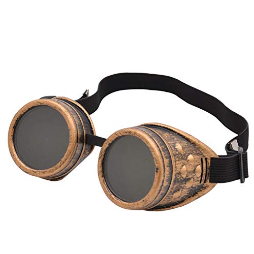 Ticci Toby Bronze Steampunk Goth Goggles Cosplay Props