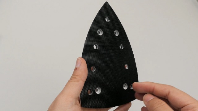 Image of TIKSCIENCE DTS400 DS400 Triangle Sanding Pad Fit for Random Orbit Sanders STF-Delta-100x150mm StickFix Base, Sanding Pad for Detail Sanding in Corners and Edges