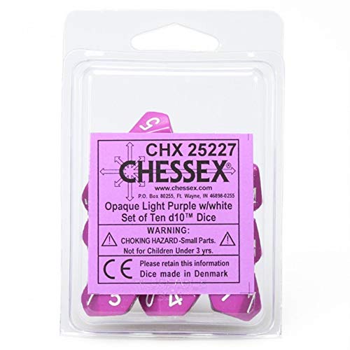 Dados Chessex 25227 Accesorio: Poliedricos opacos de alta precision
