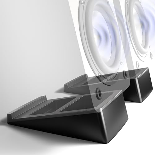 VIVO Medium 5 x 8 inch Desktop Speaker Stands, Desk