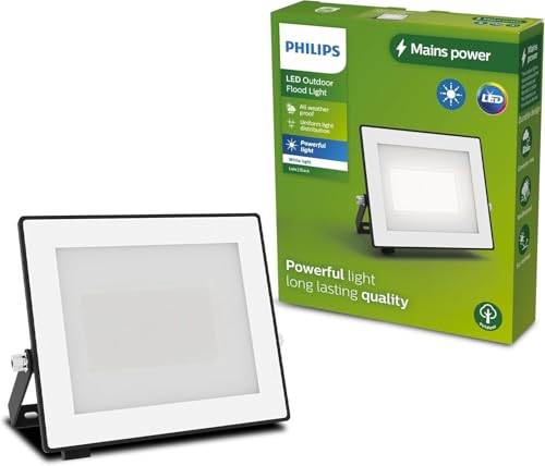 Philips Lois Projecteur Extérieur, 30 W, 3000 K, Noir