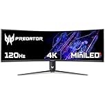 acer 145cm 57 INCH Curved 1000R DUHD ZeroFrame VA FreeSync Premium 120Hz 32:9 1ms(VRB) 1000nits 2xHDMI(2.1) DP(1.4) TypeC(PD90W) USB3.2(1up4d