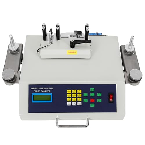 SMT SMD Component Counter, Automatic Counting Machine SMT/SMD Parts Component, AC 110V 25W Reel Parts Counter LCD Display with Leak Detection
