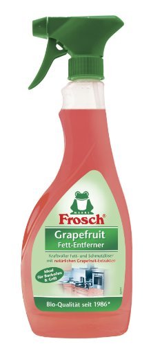 Frosch Grapefruit Fett-Entferner Sprühflasche, 2er Pack (2 x 500 ml) by Frosch