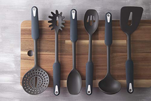 COOKDUO Steelcore BPA Free Nylon Cooking Spoon With Solid Steel Inner Core (Heat Resistant & Safe For Non-Stick Cookware)