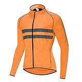 jacke oranger reißverschluss Leichte und tragbare Tasche mit Rückentasche - Die Jacke ist klein und leicht, einfach zu bedienen und zu tragen. Es gibt versteckte Reißverschlusstaschen auf der Vorder- und Rückseite der Kleidung. Es ist bequem, Dinge während des Trainings aufzubewahren, bequem und praktisch.
