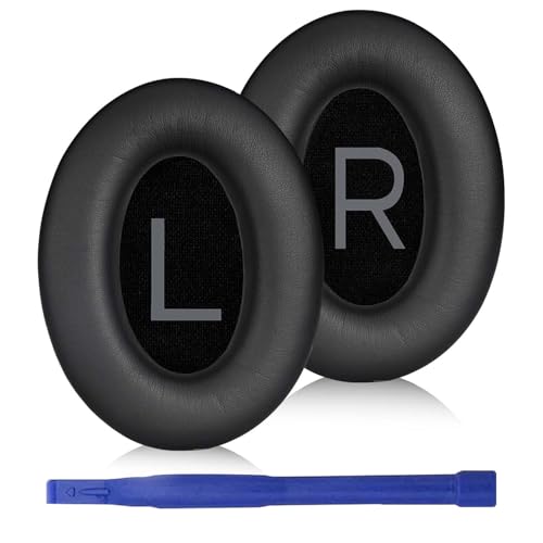 Adhiper Coussinets de Rechange pour Casque Bose QuietComfort 45 (QC45)/QuietComfort SE (QC SE)/New QuietComfort Wireless, Oreillettes avec Cuir Protéiné Plus...