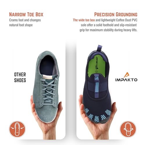 Image of Impakto Barefoot Rooted Comfortable Big Toe Box Gym, Cross Training, Walking Shoes for Men