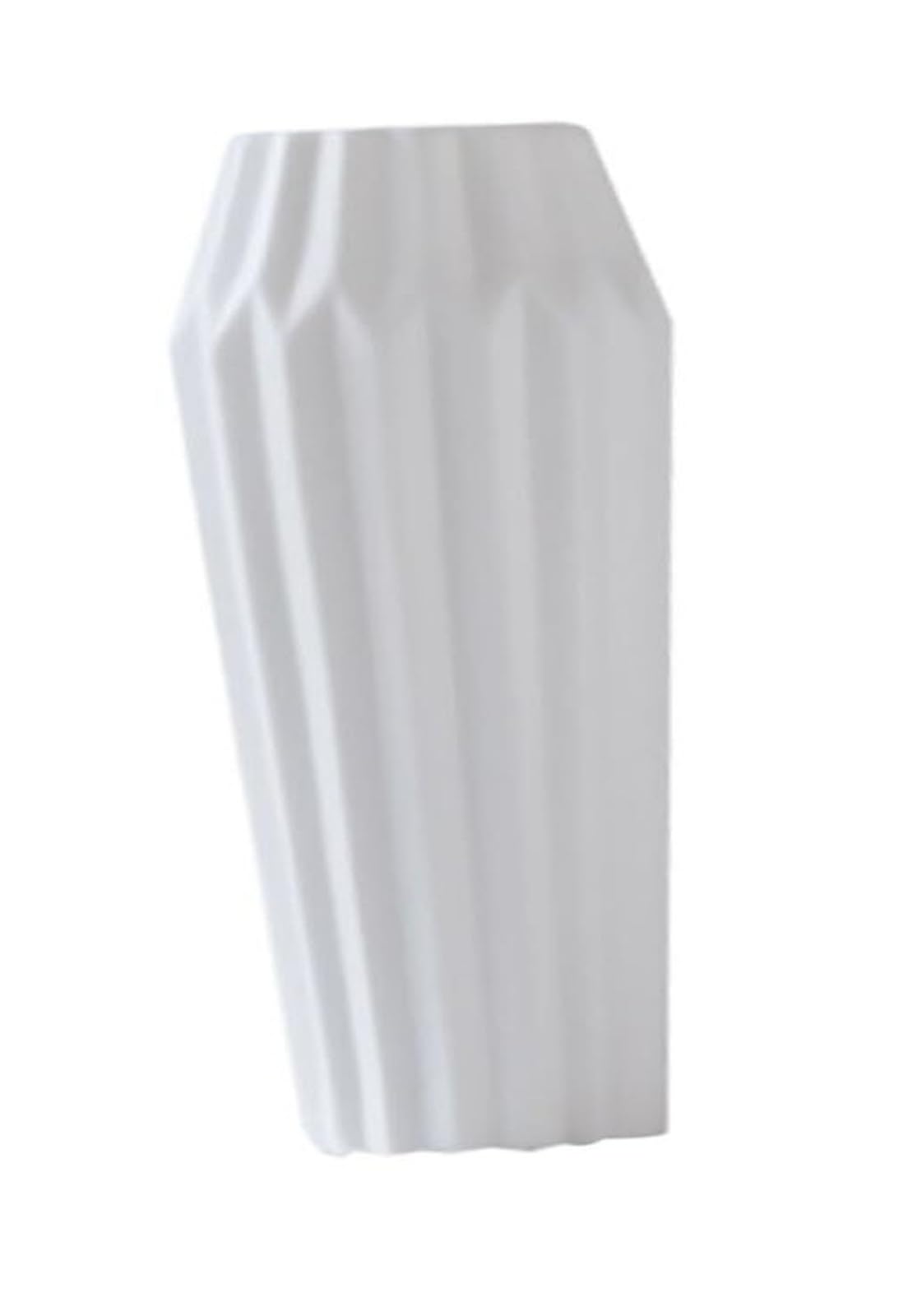 Blumenvase Weißes Keramik-Vasen-Set mit breiter Öffnung for die Inneneinrichtung, Desktop-Blumenbehälter Zimmerdekoration